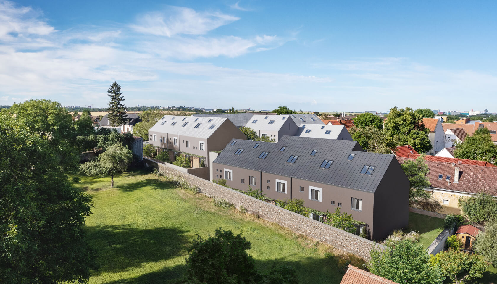 Statek Přední Kopanina - Moderní mezonety
s osobním kouzlem
