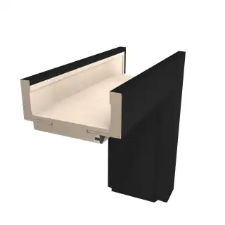 Obložková zárubeň černá