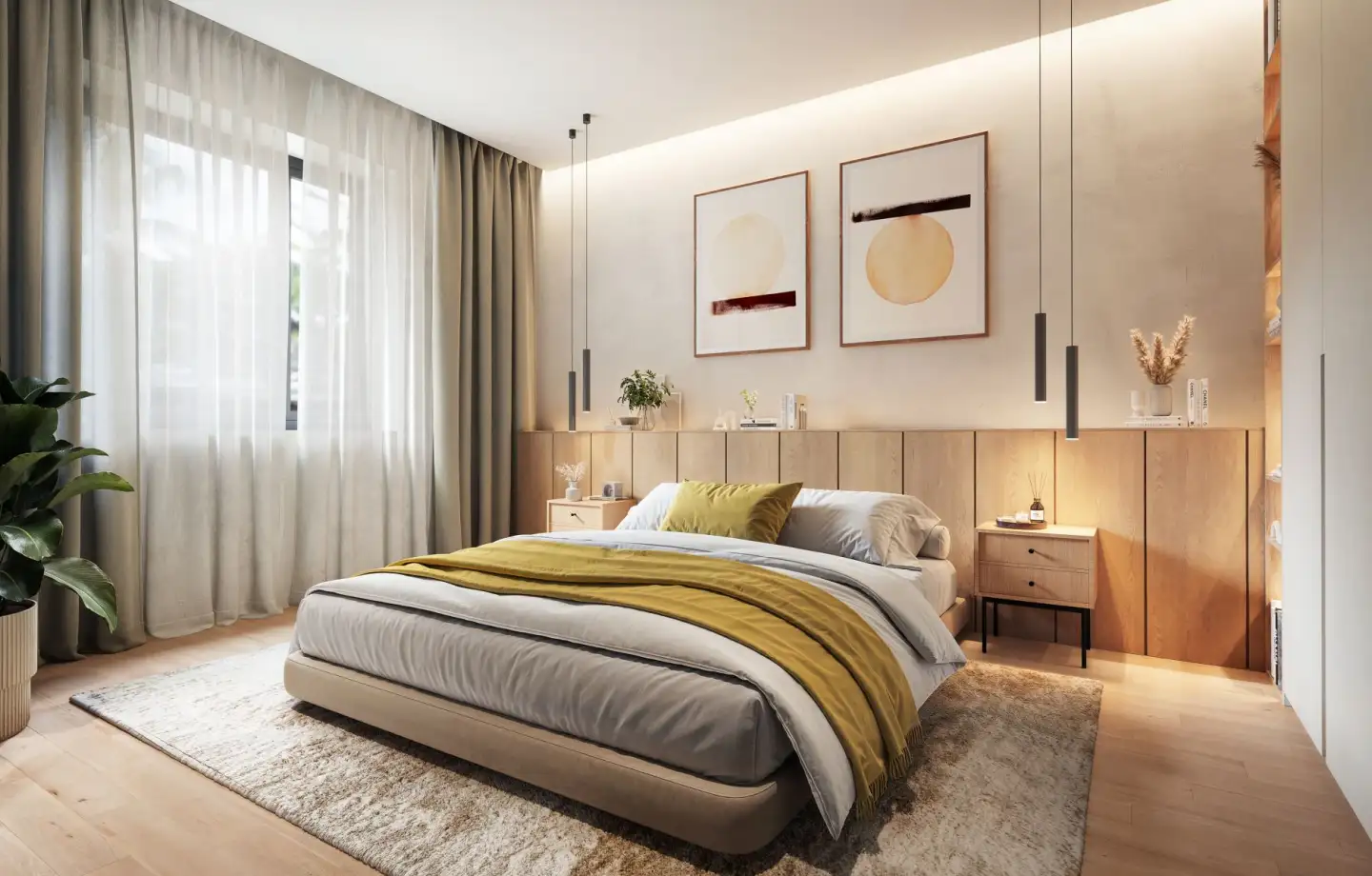 Statek Přední Kopanina - Ložnice